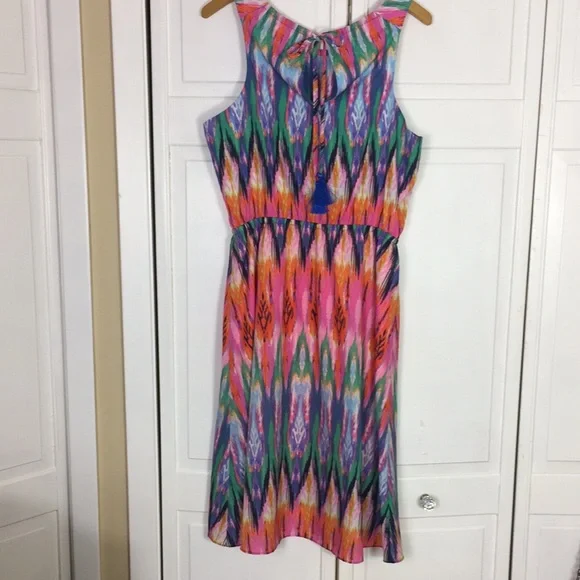 ATHLETA Ikat Martinique Multicolor Dress - Picture 7 of 13
